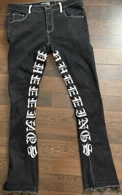 Pheelings Flare Stacked Jeans Black 36x34